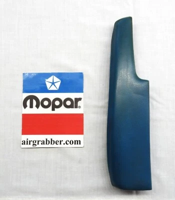 1971 1972 1973 1974 Charger Satellite GTX passenger front arm rest pad blue - Image 1 of 4
