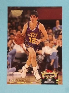 1992-93 Topps Stadium Club MEMBERS ONLY John Stockton Utah Jazz #200 🏀 - Bild 1 von 2