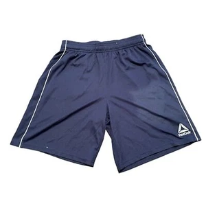 Pantaloncini sportivi uomo con coulisse Reebok Navy - Foto 1 di 4