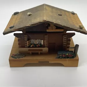 Mapsa Holz Schweizer MUSIKWERK Spieluhr Emmentaler Lied Schweizer Haus - Bild 1 von 11