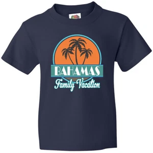Inktastic Bahamas Family Vacation Matching Youth T-Shirt Souvenir Clothing Tee - Picture 1 of 10