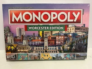Monopoly Worcester Mass. US Edition Board Game 2021 NIB sealed - Picture 1 of 9