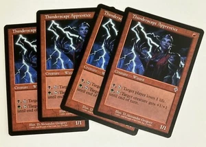 Thunderscape Apprentice (4) Invasion NM MTG Magic the Gathering - Picture 1 of 1