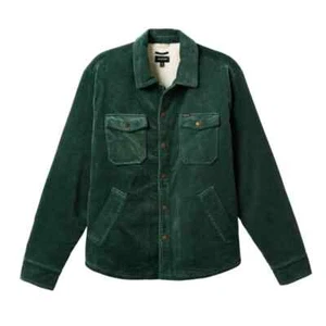 Größe S Brixton Durham Sherpa gefütterte Jacke - Dark Forest - Bild 1 von 1
