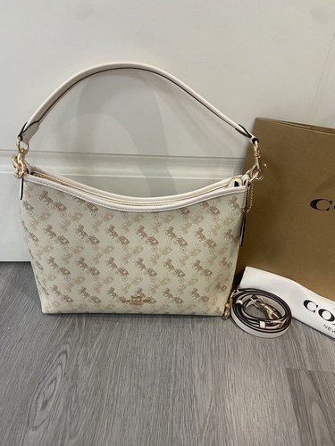 Borsa a tracolla Coach CBL85 Laurela stampa carrozza cavalli