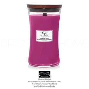 Woodwick - Candela Clessidra Grande - Wild Berry & Beets - Rivenditore - Imagen 1 de 3