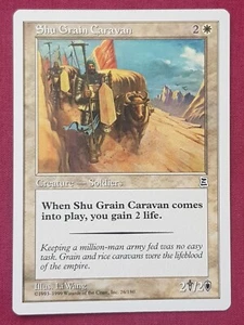 Magic The Gathering PORTAL THREE KINGDOMS SHU GRAIN CARAVAN white card MTG - Picture 1 of 2
