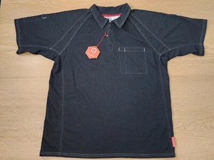 Bulwark FR Mens Polo Shirt Mens Large IQ Series Comfort Knit 1/4 Zip Pocket NWT - Picture 1 of 9