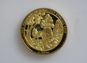 1974 Franklin Mint History of Mankind Founding of Rome Silver Art Medal P0102 - Picture 1 of 2