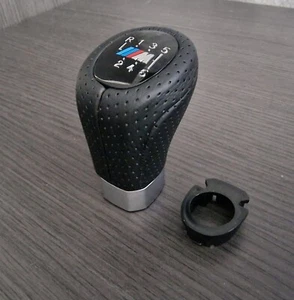 BMW PALANCA CAMBIOS EMBLEMA M PIEL 6 Velc POMO M - Imagen 1 de 7