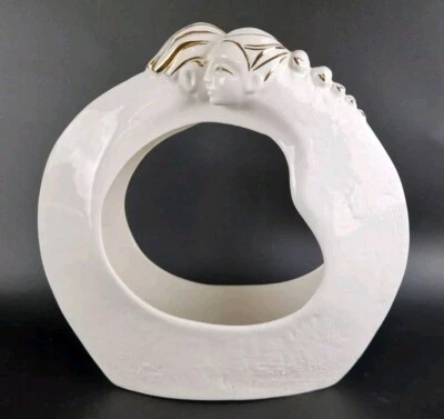 Keramik Kunst Design Blumenhalter Ikebana Gesteck - Liebespaar von Arpad Vilaghy - Bild 1 von 4