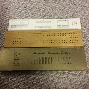 Drueke's Cribbage Board Vintage - Bild 1 von 4