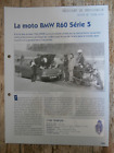 LA MOTO BMW R60 SERIE 5 / Fiche Moto