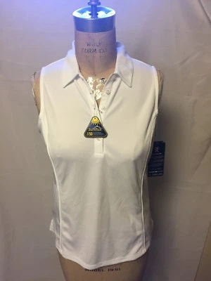 Polo PGA Tour Sunflux UPF protección solar flujo de aire PVKS60H4DS blanco M Foto 1 de 2