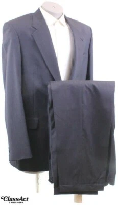Sergio Marcello Milano Clue Wool  2 Piece Suit 2 Btn 42XL Pleated Fronts 36" W - Image 1 of 4