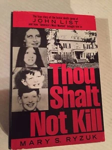 THOU SHALT NOT KILL BY MARY S RYZUK PAPERBACK BOOK 1990 - Picture 1 of 1