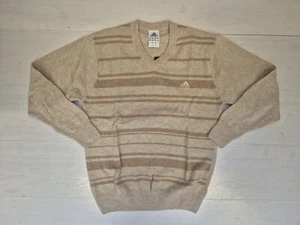 6025/347ADIDAS MAGLIONE MAGLIONCINO PULLOVER COLLO A V UOMO MAN L30183 - Picture 1 of 2