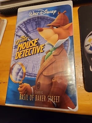 WALT DISNEY'S THE GREAT MOUSE DETECTIVE VHS CLAMSHELL VG CONDITION - Image 1 of 3