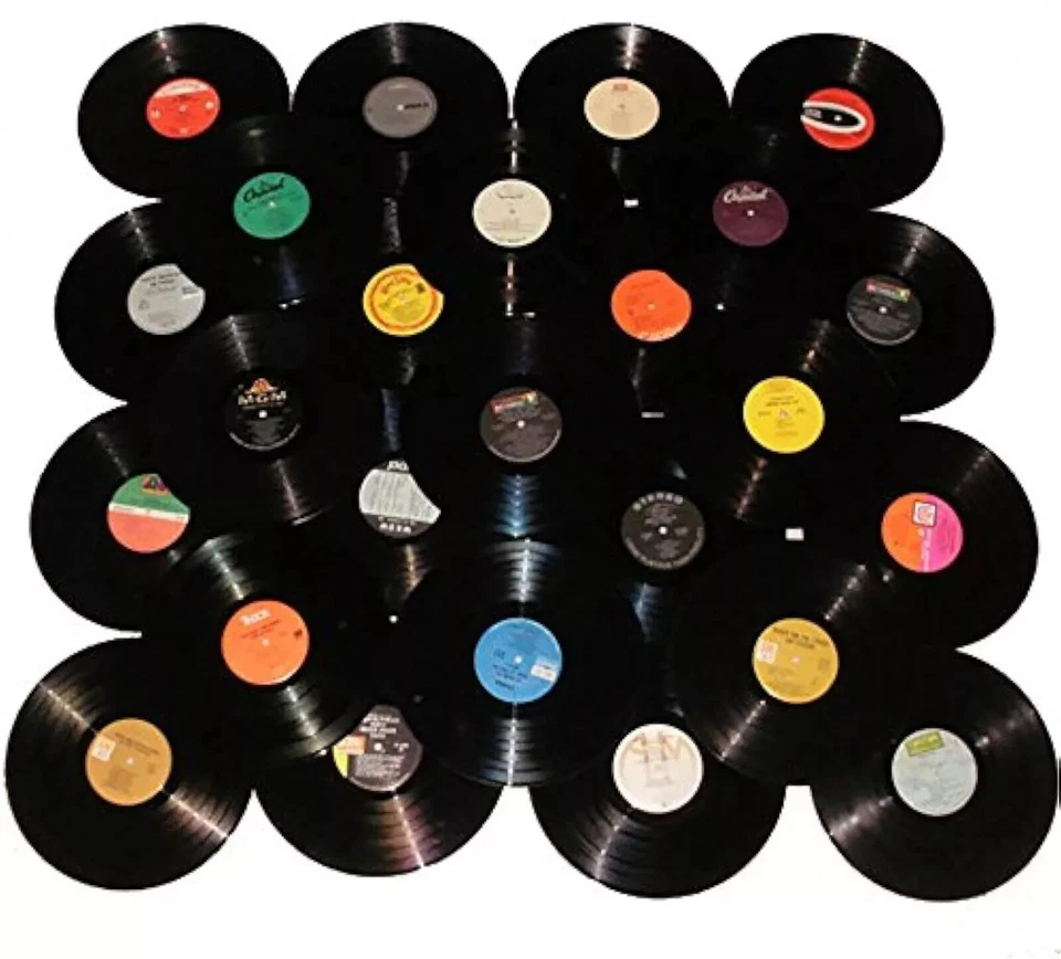 Lot Of 20 12-inch Vinyl Records For Crafts And Decoration Artwork For Party Very - Image 1 of 4