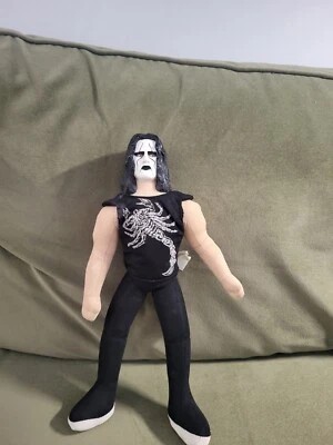 "Muñeco de peluche vintage WCW Sting 13"" 1999 Play by Play WWE WWF AEW usado en gran forma" Foto 1 de 4