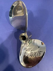 Signature 11 1/4 X 15 Left Hand Two Blade  V-Drive Blade Propeller 1" Taper - Picture 1 of 3