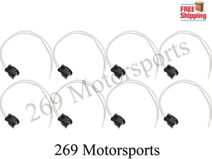 Fuel Injector Connector Wiring Harness Kit fits Wrangler JK TJ Dodge Jeep Qty-8 - Picture 1 of 4