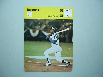 1977 1977/79 SPORTSCASTER MLB FOTO DE BEISEBOL HENRY HANK AARON ATLANTA BRAVES - Imagem 1 de 2