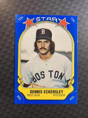 Dennis Eckersley #34 1981 Fleer Star Stickers Boston Red Sox - Image 1 of 2