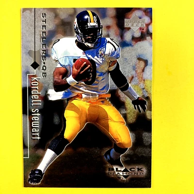 Kordell Stewart 1998 Upper Deck Black Diamond Card #67 Pittsburgh Steelers - Image 1 of 2
