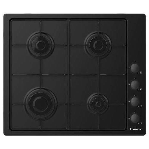 CANDY CHW6LBB PIANO COTTURA A GAS DA INCASSO 4 FUOCHI NERO - Immagine 1 di 1