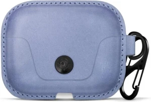 12 South AirSnap Leather Airpod Pro Case Protective w/ Clip ENGLISH LAVENDER - Picture 1 of 3
