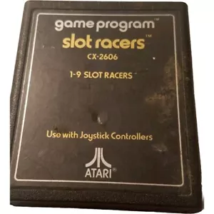 SLOT RACERS Cartuccia gioco Atari 2600 testata funzionante - Foto 1 di 6