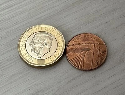 Coin Unique Magic Trick King Charles £1 Version - Close up Magic Effect - Image 1 of 4