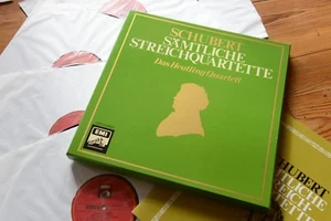 HEUTLING QUARTETT Schubert Streiquartette string quartets 5 LP box EMI 29 289/93 - Imagen 1 de 7
