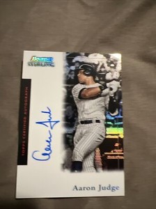 2019 Bowman Sterling Retro Auto Aaron Judge MVP 5/25 Autograph