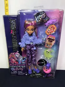 2022 MONSTER HIGH Creepover Party Clawdeen Wolf w/ Crescent-The Monster Cat - Picture 1 of 13