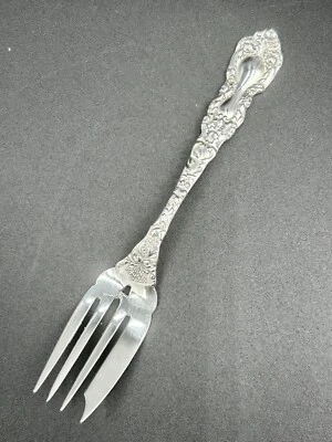 CRISANTEMO IMPERIAL DE GORHAM TENEDOR DE ENSALADA DE PLATA ESTERLINA/SIN MONOGRAMA Foto 1 de 4