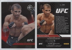 2023 Panini Chronicles UFC Limited Red /199 Rani Yahya #202