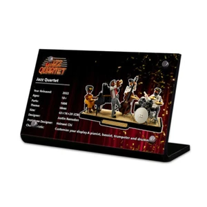 Soporte de placa de exhibición para LEGO 21334 Jazz Ideas Set, MP215 - Imagen 1 de 3