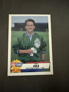 1993 Fleer ProCards Minor League #NNO PETER KOLB New Orleans Zephyrs Trainer - Picture 1 of 2