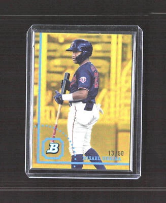 2022 Bowman Heritage #BHPC-54 Misael Urbina Chrome Prospects Gold Refractor - Image 1 of 2