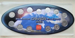 Canada Monete commemorative 2000 Millenium Royal Canadian Mint collezionismo - Foto 1 di 6