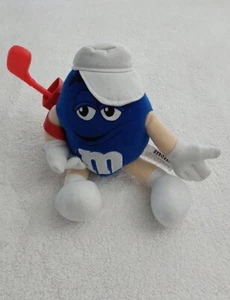 M&Ms Blau Plüsch Golftasche Mega Toys Stofftier Spielzeug Sammlerstücke 2007 - Bild 1 von 8