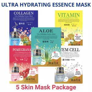 5x Ultra Hydrating Moisturize Essence Face Mask Facial Skin Care Korea Beauty - Picture 1 of 6