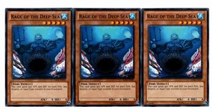 Yugioh- 3X Rage of the Deep Sea - Common - Unlimited - ABYR-EN091 - Near Mint - Picture 1 of 1