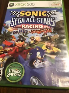 Sonic & Sega All-Stars Racing With Banjo-Kazooie (Microsoft Xbox 360, 2010)used - Picture 1 of 3