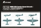 Flyhawk, skala 1:700 FH-1164 W II wojnie światowej, samolot lotniskowy USN (zestaw.1)