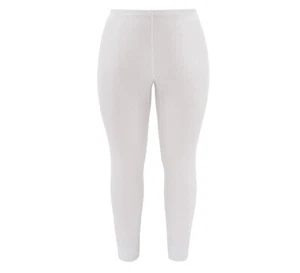 Pantalones térmicos Fruit of the Loom para mujer Eversoft Waffle pequeños blancos nuevos con etiquetas - Imagen 1 de 4