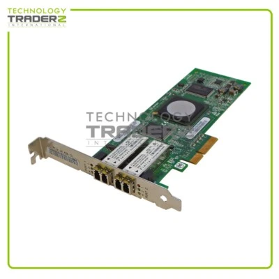 DF976 Dell 2-Port 4Gb PCIe Fibre Channel HBA 0DF976 PX2510401-18 W/ Long Bracket - Image 1 of 2