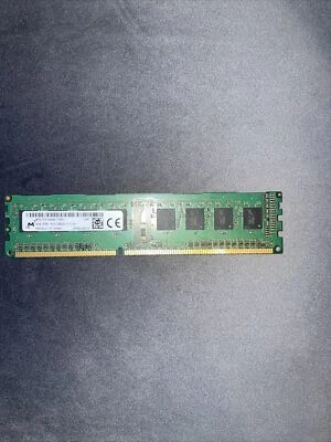 4GB Micron MTBJTF51264AZ-1G6E1 1Rx8 PC3-12800U Non-ECC DDR3 Desktop Memory  - Image 1 of 2